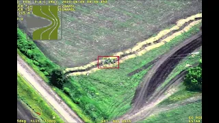 знищення танку т90м українським дроном