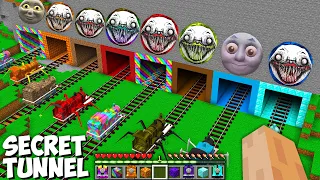 What's INSIDE THE SECRET TUNNELS of THOMAS THE TANK ENGINE and Choo Choo Charles in Minecraft !