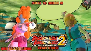Dragon Ball: Raging Blast 2 (PS3) Viewer Request - Zangya vs. Android 18