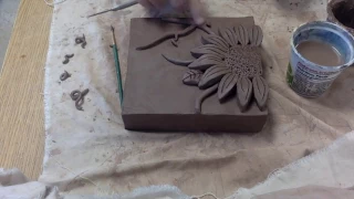 Time Lapse: Ceramic Flower Relief Tiles