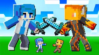 ĐẠI CHIẾN Tượng Bạn Bè Khổng Lồ Trong Minecraft