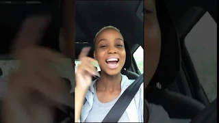 Ntando Duma Singing Some South African Songs In Her Car