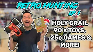 TOP 5 FINDS (Rare Nintendo Collectibles, Holy Grail Toys!) || Retro Hunting (S1:E1)