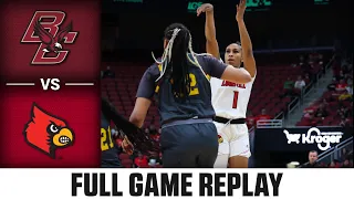 Boston College vs. Louisville Full Game Replay | 2023-24 ACC Women’s Basketball