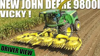 NEW JOHN DEERE 9800i Vicky ! 🚜-  GoPro/driver view