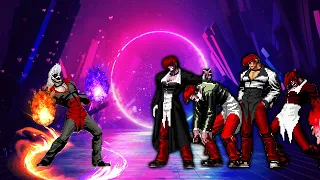 Devourer Element Vs Iori Yagami Team | Mugen Fighters | KOF Mugen