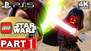 LEGO STAR WARS THE SKYWALKER SAGA Gameplay Walkthrough Part 1 FULL GAME [4K 60FPS] -  No Commentary