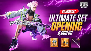 Boxerbolt Ultimate Set & Maxed Violet Volt Kar98K Create Opening | PUBG MOBILE