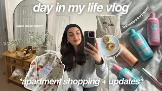 spend the day with me ♡ home decor haul, parcels, new djerf avenue robe, productive ✨🌸