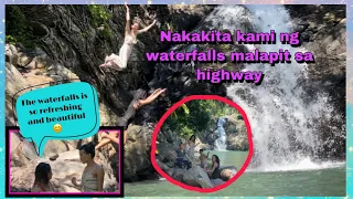 I"m Backining ( i"ve seen a waterfallness nearby the highway)