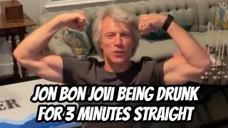 Jon Bon Jovi being drunk for 3 minutes straight