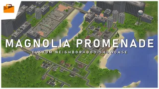 Magnolia Promenade • The Sims 2 • Custom Neighborhood Showcase (Sims 4 Get To Work)