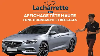 Comment fonctionne l'affichage tête haute de l'Opel Insignia ?