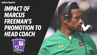 Marcus Freeman named Notre Dame's new head coach
