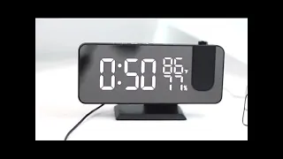 LED Digital Alarm Clock Table Electronic Desktop Clocks