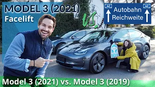 Tesla Model 3 Facelift (2021) | Autobahnverbrauch und Reichweite + Vergleich Alt vs. Neu