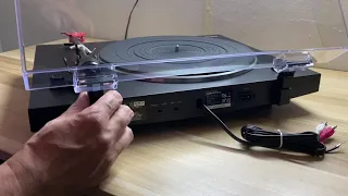 audio technica AT LP3 Turntable Unboxing and Setup