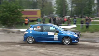 3 Rajd Nyski 2023 - Krystian Holubek / Paweł Holubek - Peugeot 206