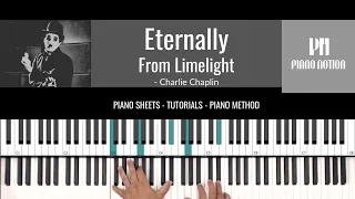 Eternally - Limelight - Charlie Chaplin (Sheet Music - Piano Solo - Piano Cover - Tutorial)