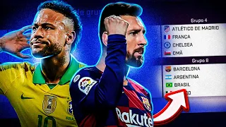 Criei a COPA DO MUNDO de SELEÇÕES X CLUBES, quem ganhou?? PES 2020