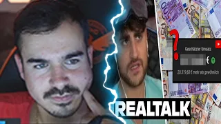 Erné ZEIGT seine YouTube EINNAHMEN! REAKTION auf ELI EINNAHMEN & REALTALK🤔