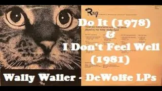 WALLY WALLER of The Pretty Things - DO IT (1978) & I DON'T FEEL WELL (1981) - 2 rare De Wolfe albums