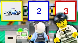 LEGO Experimental Vehicle Police Train STOP MOTION LEGO Train Robbery | LEGO | Billy Bricks