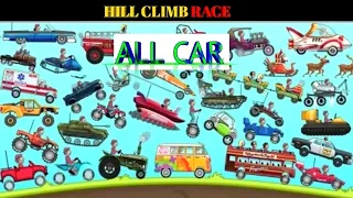 Hill climb racing all car 🚗🚗🚨