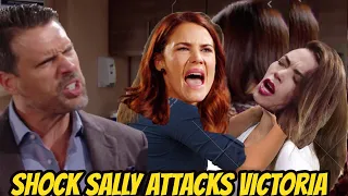 The Young And The Restless Spoilers Hate for work causes Sally to suddenly attack Victoria