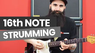 16th Note Strumming -  Funk Guitar Lesson 2 [How To Play Funk Guitar In 10 Lessons]
