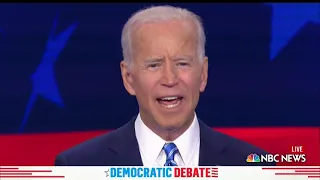 WATCH:  Biden calls for returning 'dignity to the middle class' | 2019 Democratic Debates
