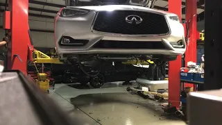 Q60 Engine removal time lapse