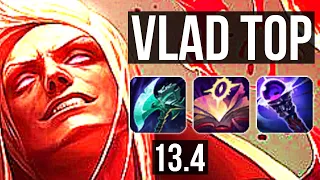 VLAD vs OLAF (TOP) | Rank 1 Vlad, 2.0M mastery, 6 solo kills, 500+ games | EUW Challenger | 13.4