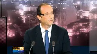 BFMTV 2012 - François Hollande face à Bernard Maris