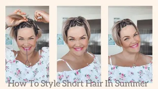 Topsy tail hairstyle for short hair | SALIRASA