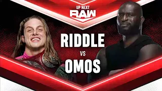 Riddle Vs Omos - WWE Raw 11/10/2021 (En Español)