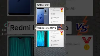 Samsung Galaxy S9 Plus vs Xiaomi Redmi Note 8 Pro