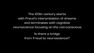 Solms: The 20th century starts with Freud’s interpretation of dreams and terminates with cognitive..