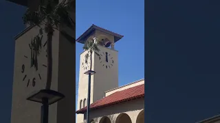 Verdin Clock Strikes Noon Westminster Chimes in Sun City West AZ(Short Ver.)(Full Ver. In Desc.)