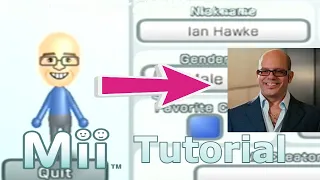 [Mii Tutorial] How to make an Ian Hawke Mii