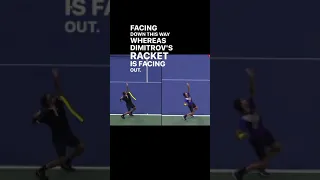 Federer/Dimitrov Serve Comparison