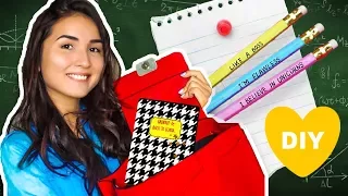 DIY ✨Back To School✨ШКОЛЬНЫЕ ПРИНАДЛЕЖНОСТИ🎒Канцелярия своими руками✎ БЛОКНОТ БЕЗ СШИВАНИЯ