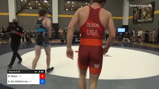 72 Kg Prelims - Brody Olson, NMU-National Training Center Vs Aydin Rix McElhinney, Betterman Elite