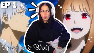 HOLO & LAWRENCE 🧑‍🌾 | Spice and Wolf Episode 1 Reaction