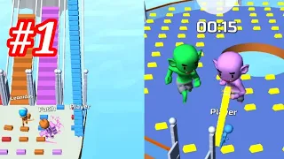 Bridge Race - All Levels Gameplay Android,ios #1