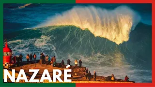 NAZARÉ, las OLAS🏄‍♀️ MÁS GRANDES del MUNDO [PORTUGAL 2024]