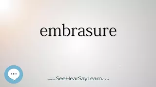 embrasure - Smart & Obscure English Words Defined 🗣🔊