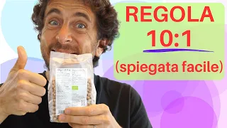 Alimentazione SANA: Scegli il cibo con la REGOLA del 10:1