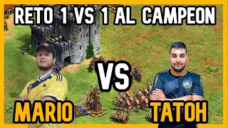 MARIO RETA 1 VS 1 AL MEJOR DEL MUNDO HABLA HISPANA AGE OF EMPIRES 2