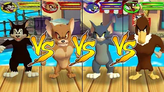 Tom and Jerry in War of the Whiskers HD Tom Vs Monster Jerry Vs Butch Vs Eagle (Master Difficulty)